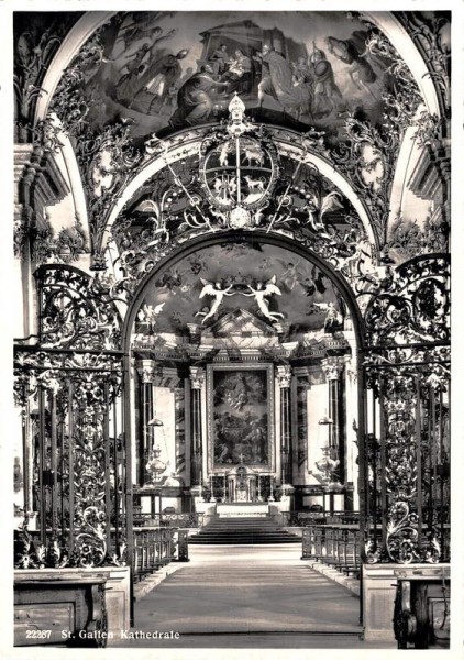 St. Gallen, Kathedrale Vorderseite