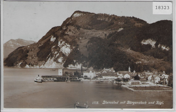 Stansstad mit Bürgenstock und Rigi