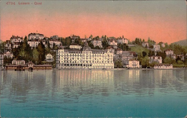 Luzern - Quai Vorderseite