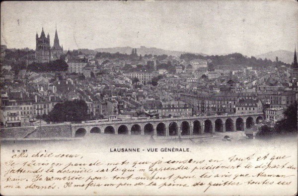Lausanne - vue générale