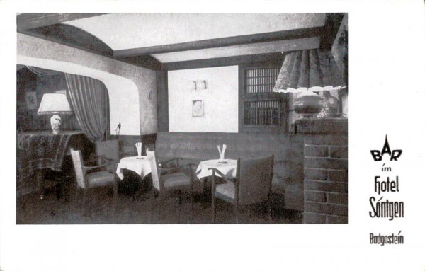 Bar im Hotel Sontgen, Badgastein Vorderseite
