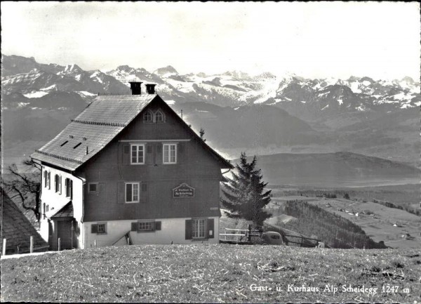 Gast u Kurhaus Alp Scheidegg Vorderseite