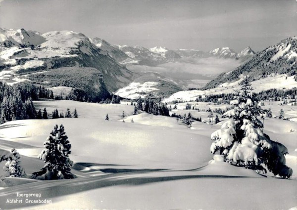 Ibergeregg. Abfahrt Grossboden Vorderseite