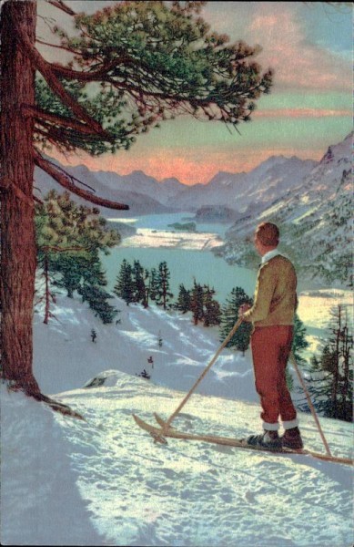 Die Schweiz, das Land des Wintersports Vorderseite