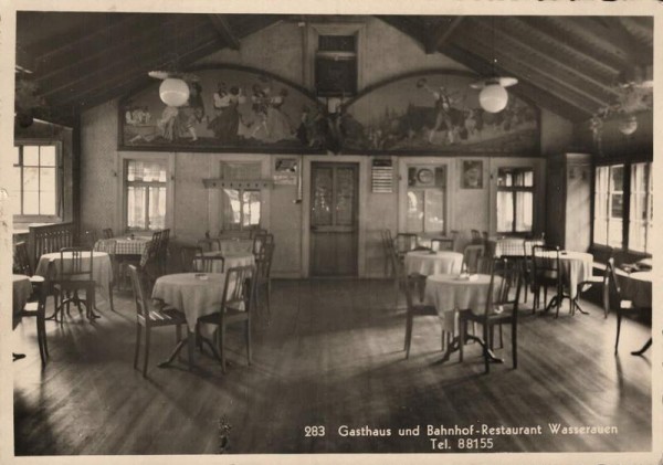 Gasthaus und Bahnhof-Restaurant Wasserauen Vorderseite