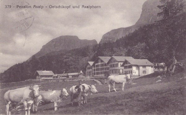 Pension Axalp - Oetschikopf und Axalphorn
