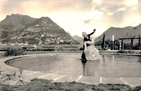 Lugano-Paradiso. Fontana e Monte Brè Vorderseite