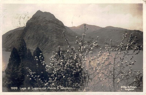 Lago di Lugano col Monte S. Salvatore Vorderseite