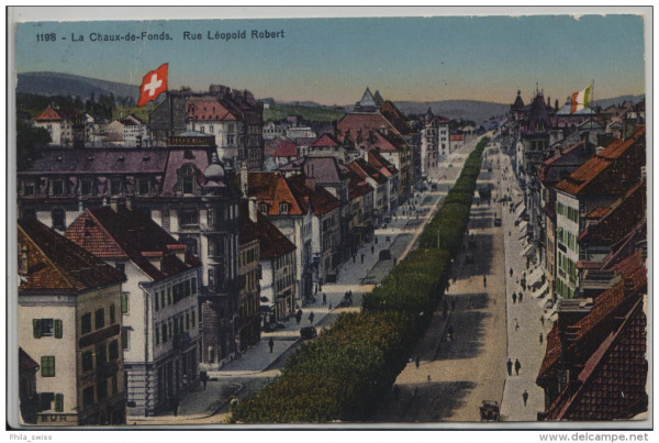 La Chaux de Fonds - Rue Léoplod Robert - 1198