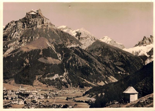 Engelberg mit Hahnen, Schlossberg und Spannörter. 1940 Vorderseite
