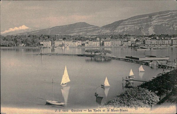Genève - La Rade et le Mont-Blanc Vorderseite