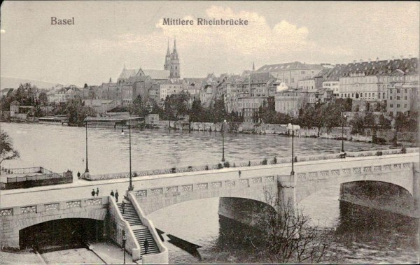 Basel/Mittlere Rheinbrücke Vorderseite