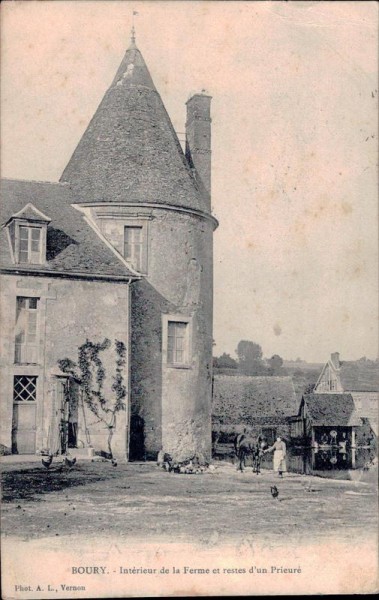 Boury - Intérieur de la Ferme et restes d'un Prieuré Vorderseite