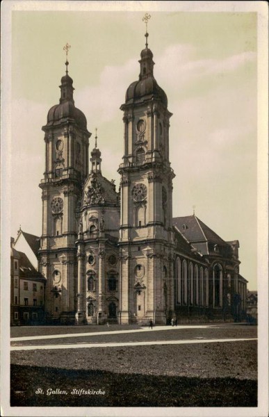 St. Gallen - Stiftskirche Vorderseite