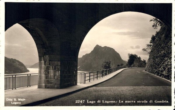 Lago di Lugano. La Nuova strada di Gandria Vorderseite