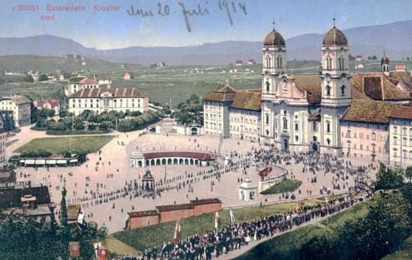 Einsiedeln-Kloster Vorderseite