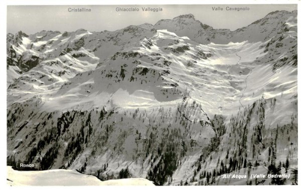 All'Acqua, Valle Bedretto Vorderseite