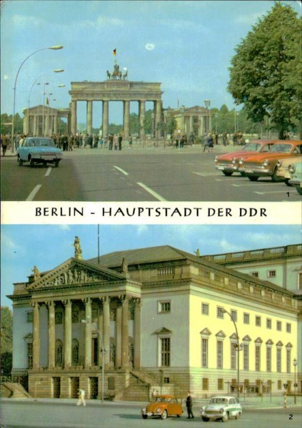 Berlin - Hauptstadt der DDR Vorderseite