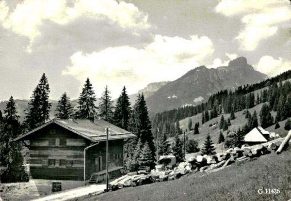 "Schneeberg", Ferienhaus der Hüttengenossenschaft CVJM, Hasle-Rüegsau Vorderseite