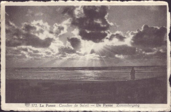 La Panne, De Panne, Sonnenuntergang