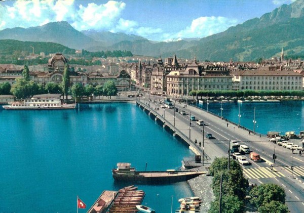 Luzern, Seebrücke Vorderseite