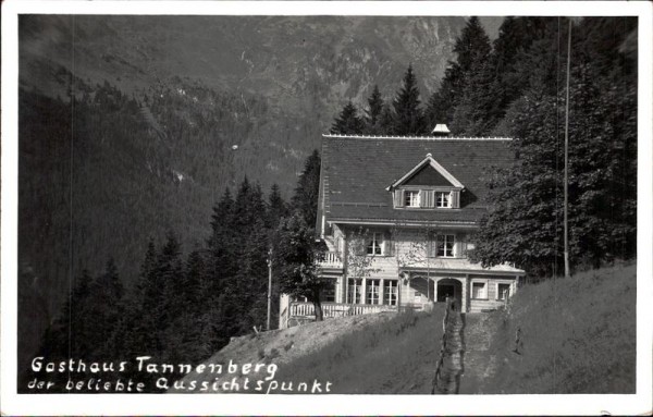 Haslen, Gasthaus Tannenberg Vorderseite