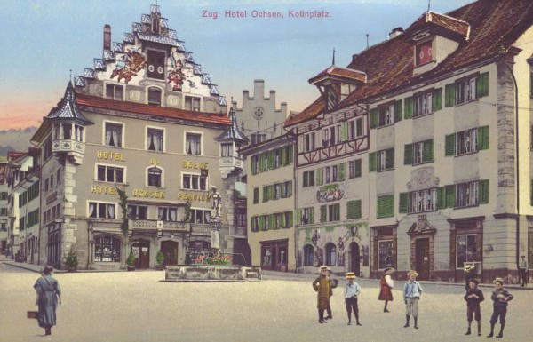 Zug, Kolinplatz, Hotel Ochsen