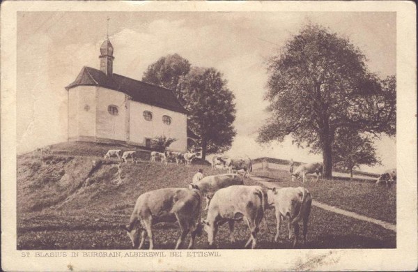 St. Blasius in Burgrain, Alberseil, bei Ettiswil Vorderseite