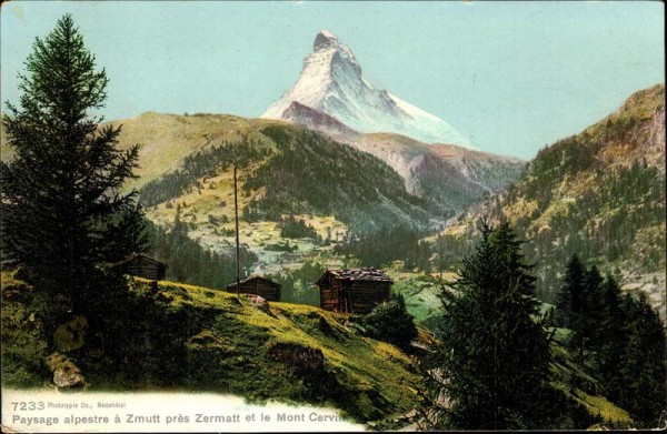 Zermatt/Matterhorn (4478 m) Vorderseite