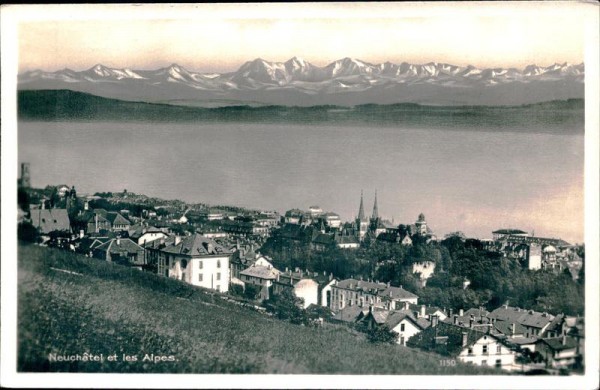 Neuchâtel et les Alpes Vorderseite