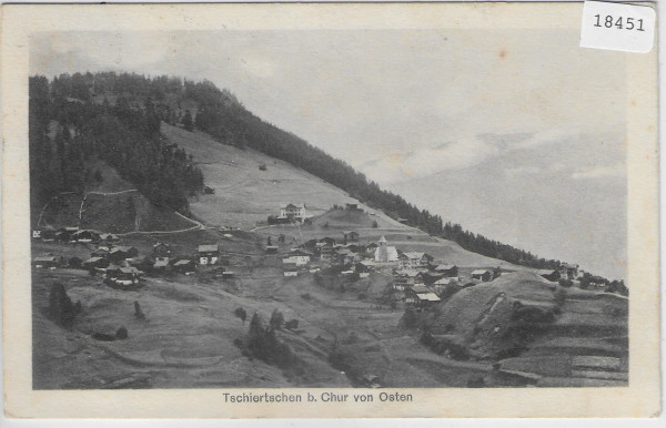 Tschiertschen b. Chur von Osten