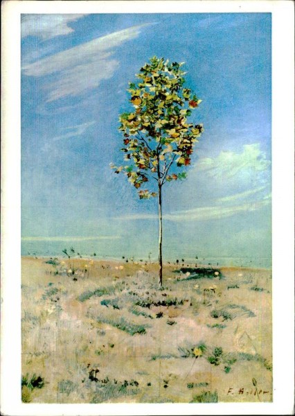 Hodler Ferdinand, der kleine Baum Vorderseite