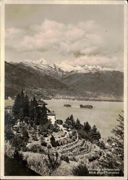 Brissago  - Blick auf Locarno Vorderseite