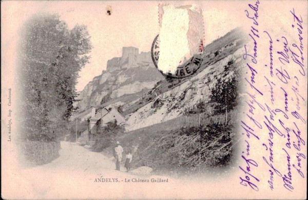 Andelys - Le Chateau Gaillard Vorderseite