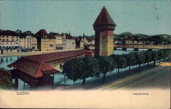 Kapellbrücke (Luzern) Vorderseite