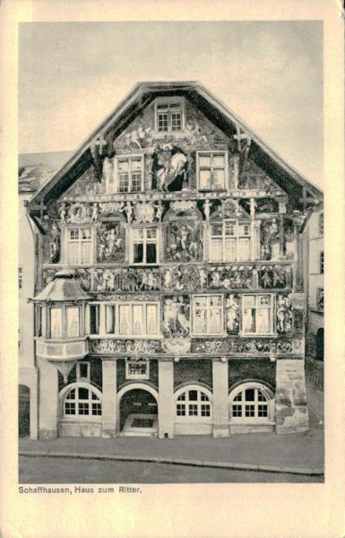 Schaffhausen, Haus zum Ritter Vorderseite