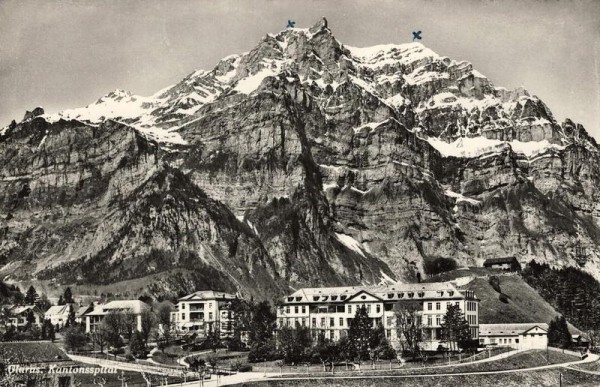 Glarus, Kantonsspital Vorderseite