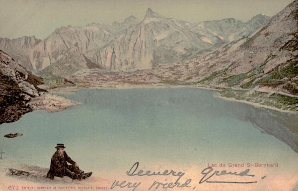 Lac du St. Bernhard Vorderseite