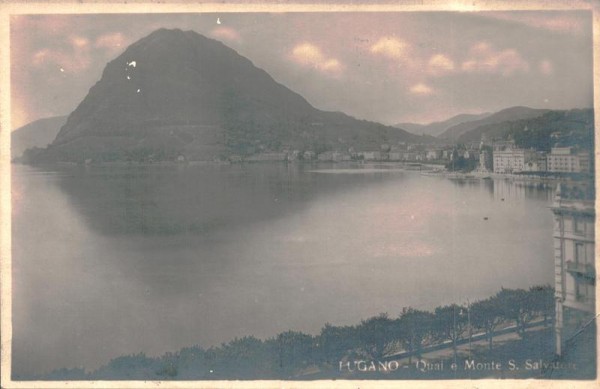 Lugano, Quai e Monte San Salvatore Vorderseite