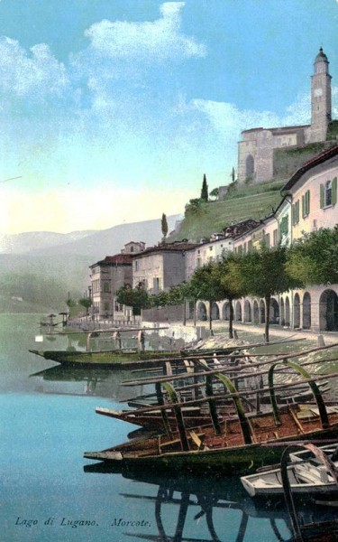 Morcote, Lago di Lugano Vorderseite
