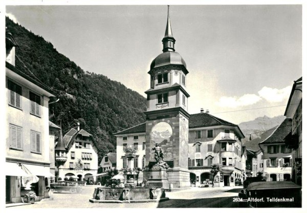 Altdorf, Telldenkmal Vorderseite