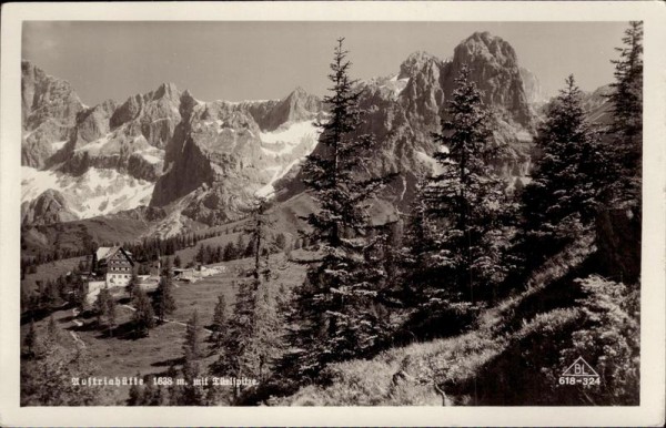 Austriahütte mit Türlispitze Vorderseite