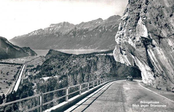 Brünigstrasse, Blick gegen Brienzersee Rückseite