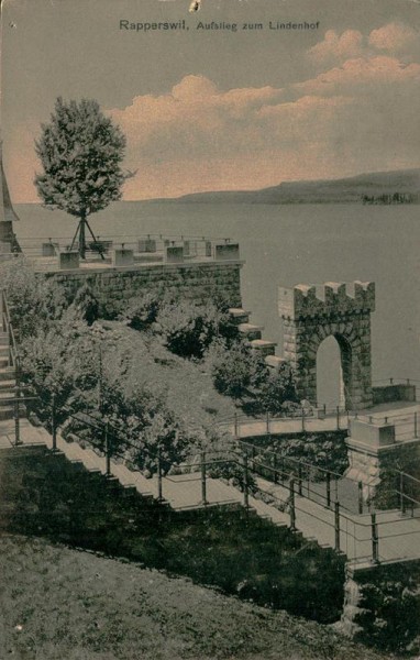 Rapperswil, Aufstieg zum Lindenhof Vorderseite