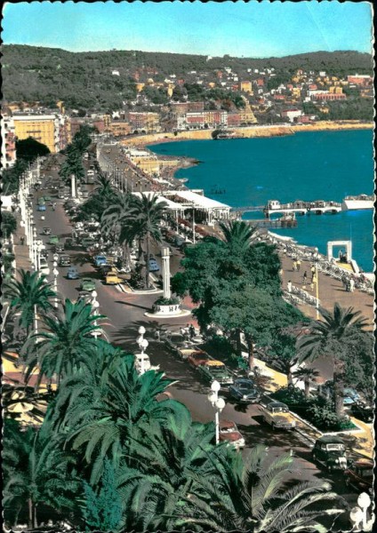 La Cote d'Azur,Nice-Promenade des Anglais Vorderseite