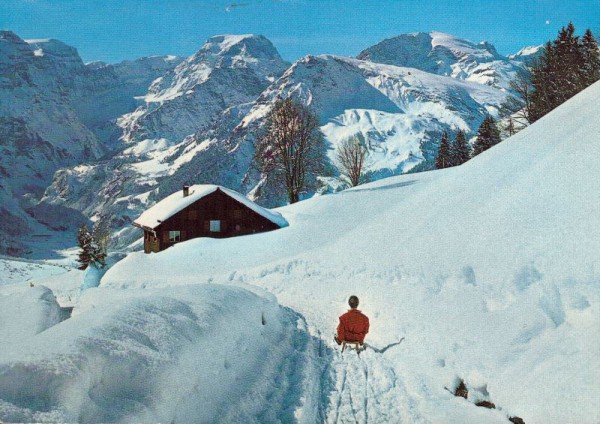 Braunwald, Blick gegen Tödikette