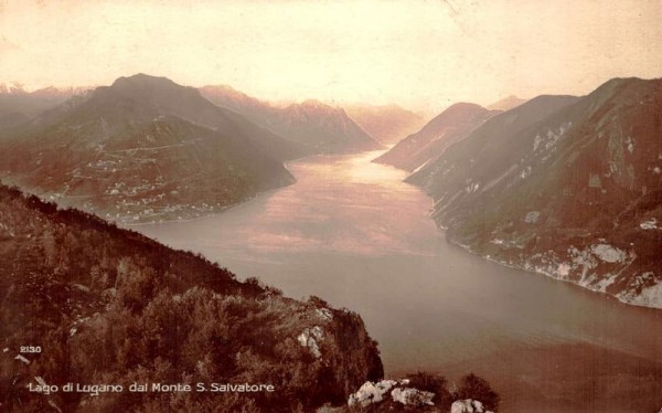 Lago di Lugano dal Monte San Salvatore Vorderseite