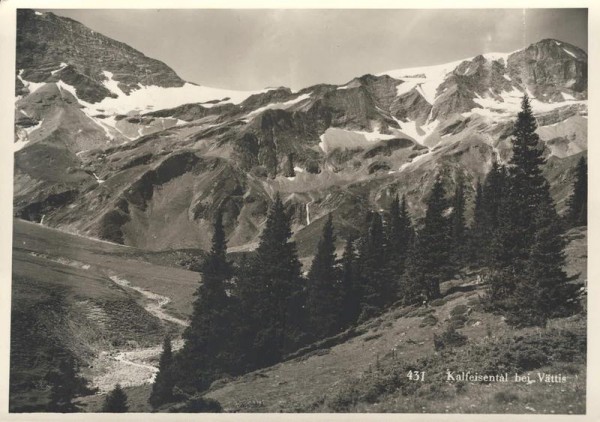 Kalfeisental bei Vättis. 1942 Vorderseite