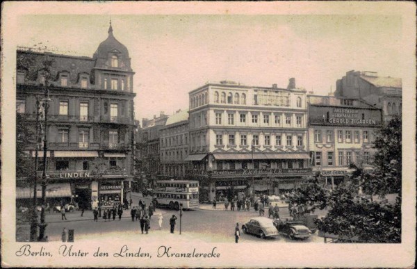 Café Kranzler, Berlin, Unter den Linden Vorderseite
