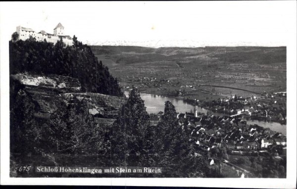 Schloss Hohenklingen mit Stein am Rhein Vorderseite